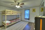 3rd bedroom with bunk beds